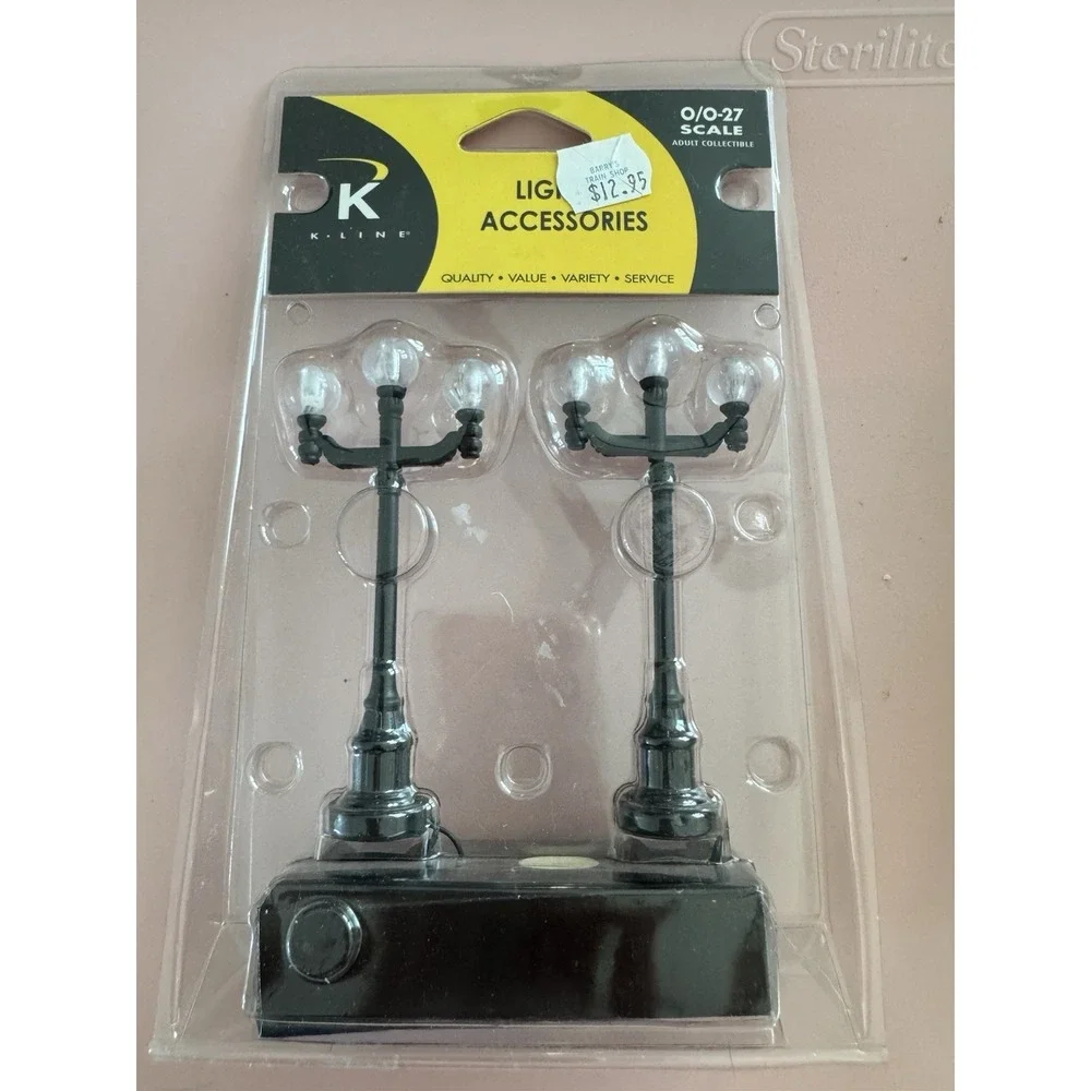 K-Line LIONEL Lighted Ball Street Lamps O/O27 gauge K-010511 NIB 2pk
